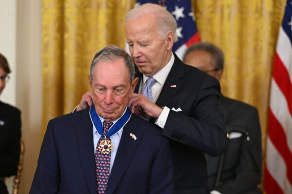 Bloomberg Backs Biden With  Million Donation